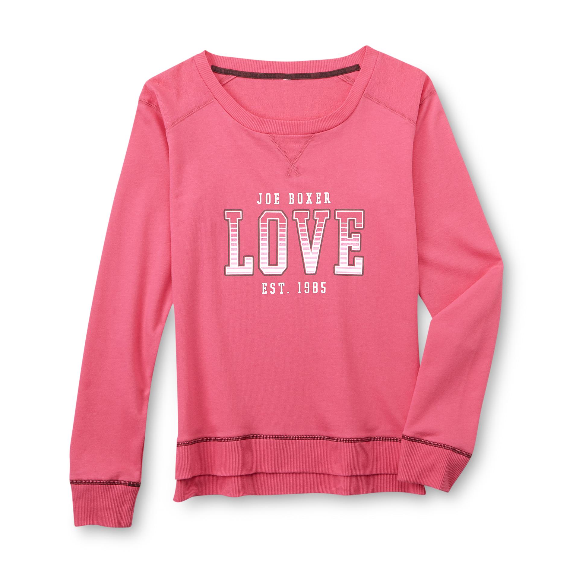 Joe Boxer Junior's Graphic Sweatshirt - Love
