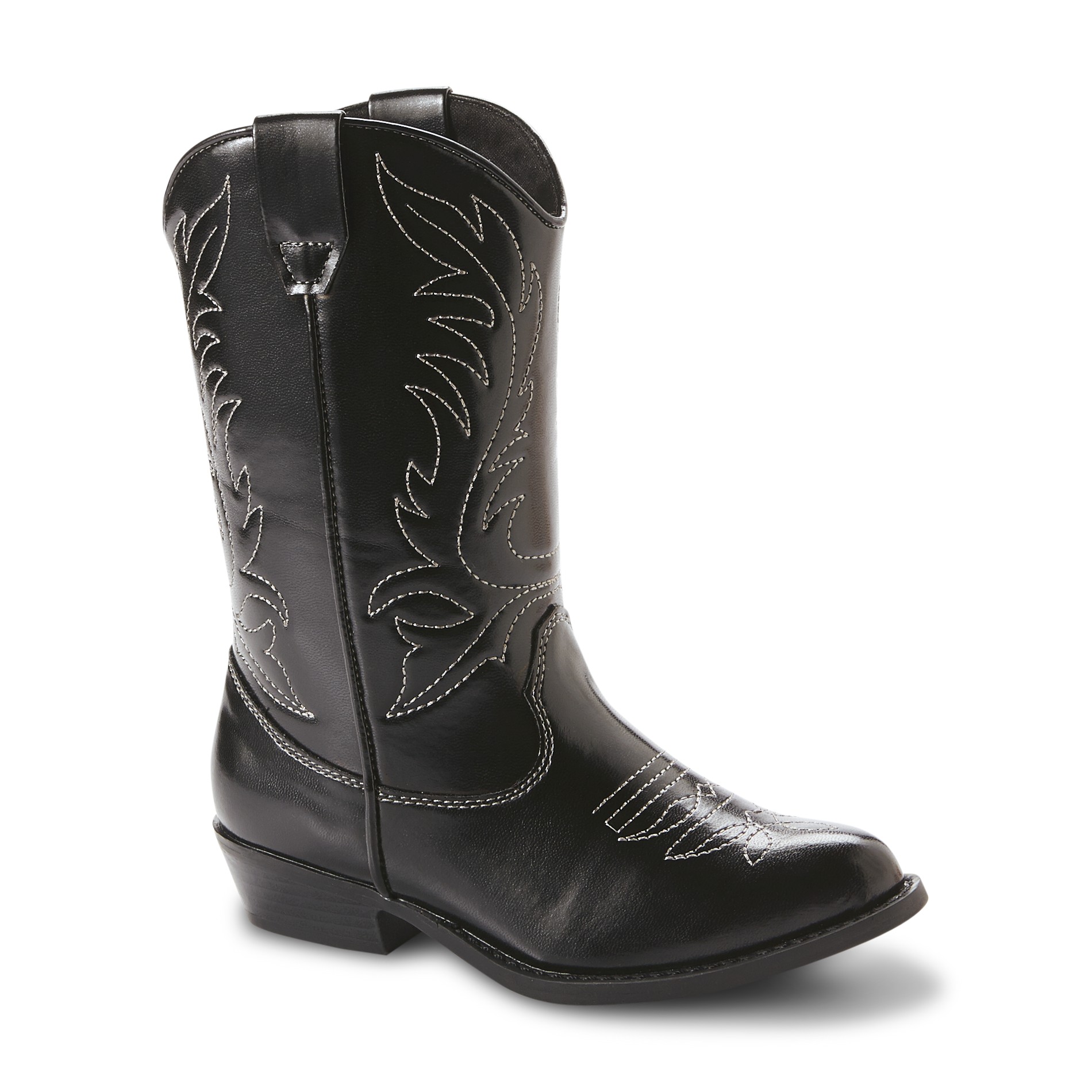 Route 66 Boy's Toby Western Boot - Black