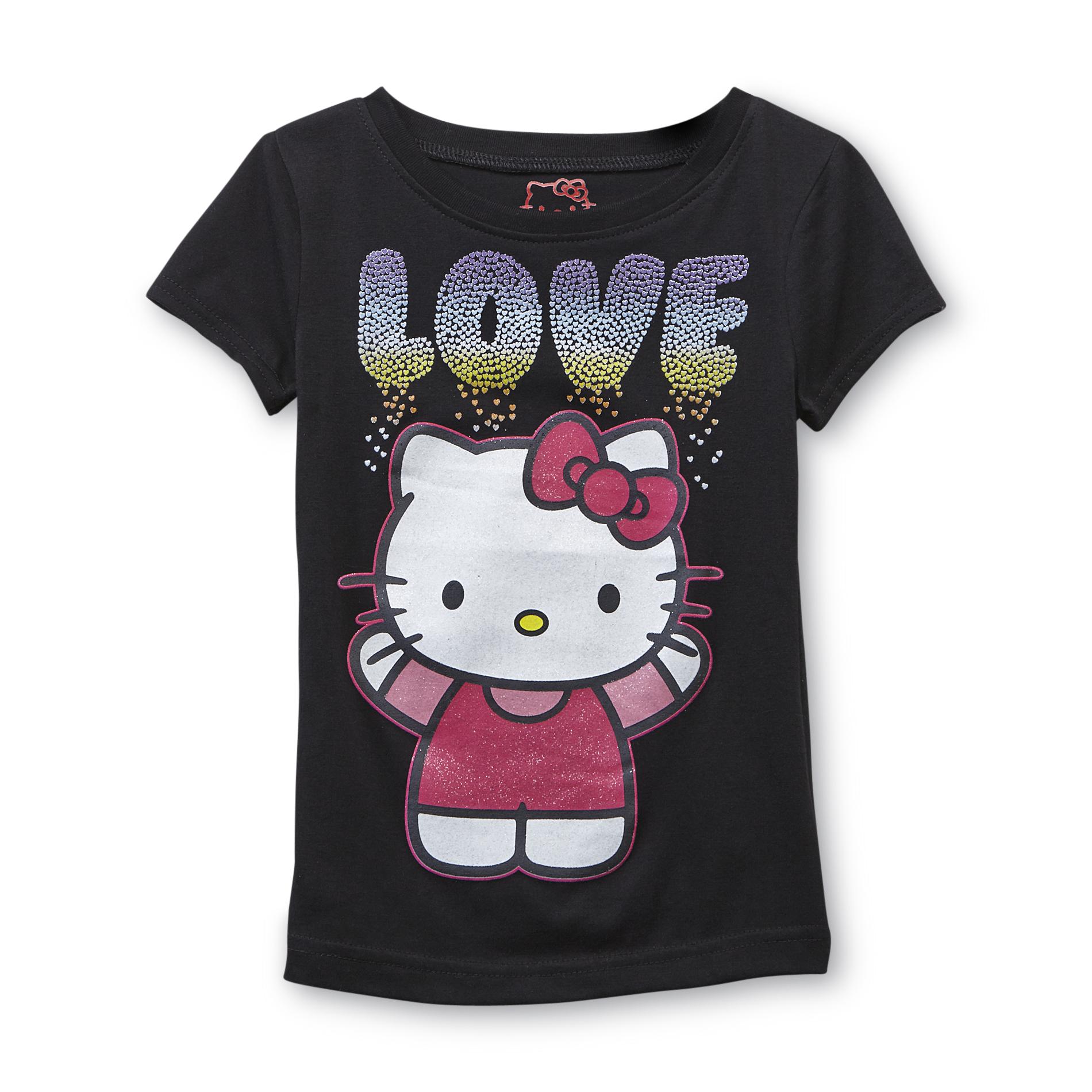 Hello Kitty Girl's Graphic T-Shirt - Love