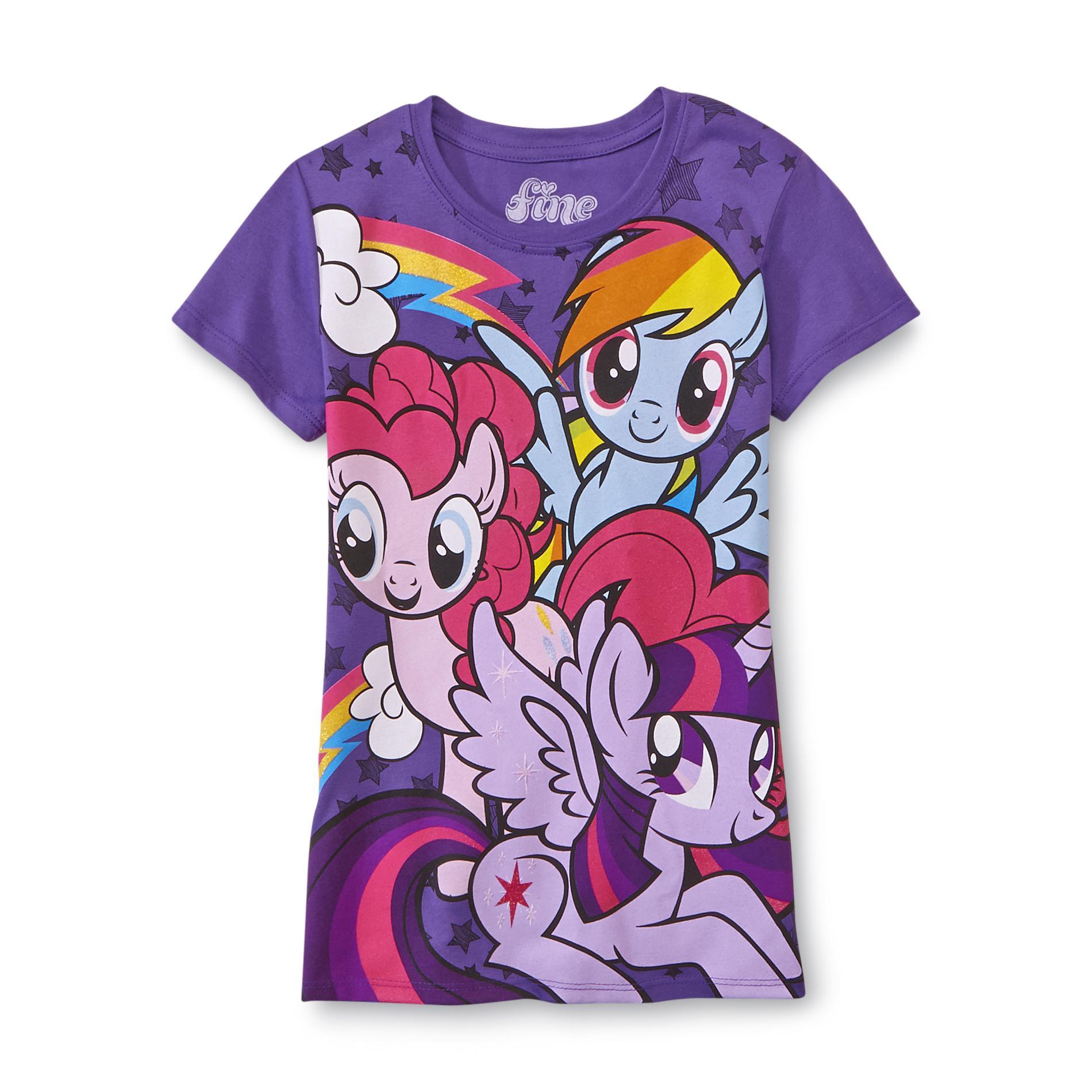 My Little Pony Girl's Glittered Graphic T-Shirt