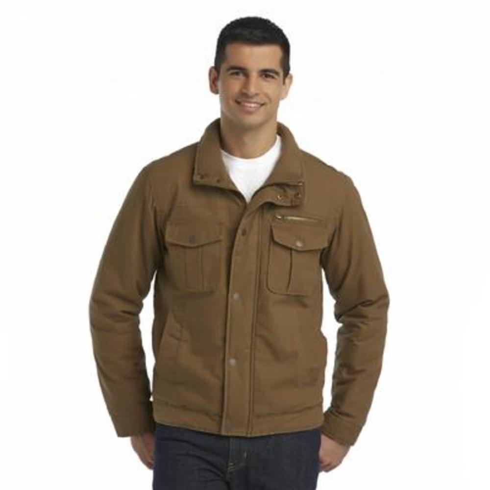 Route 66 Men's Sherpa-Lined Canvas Jacket