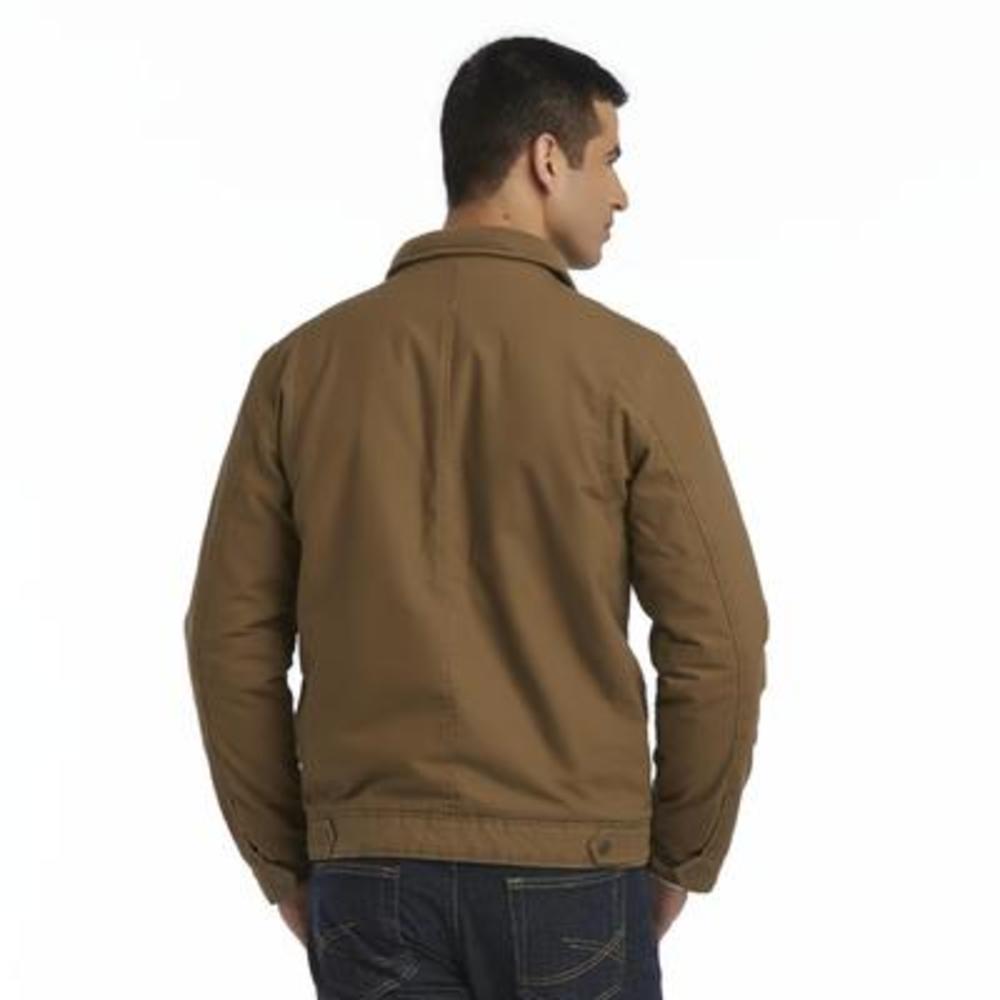 Route 66 Men's Sherpa-Lined Canvas Jacket