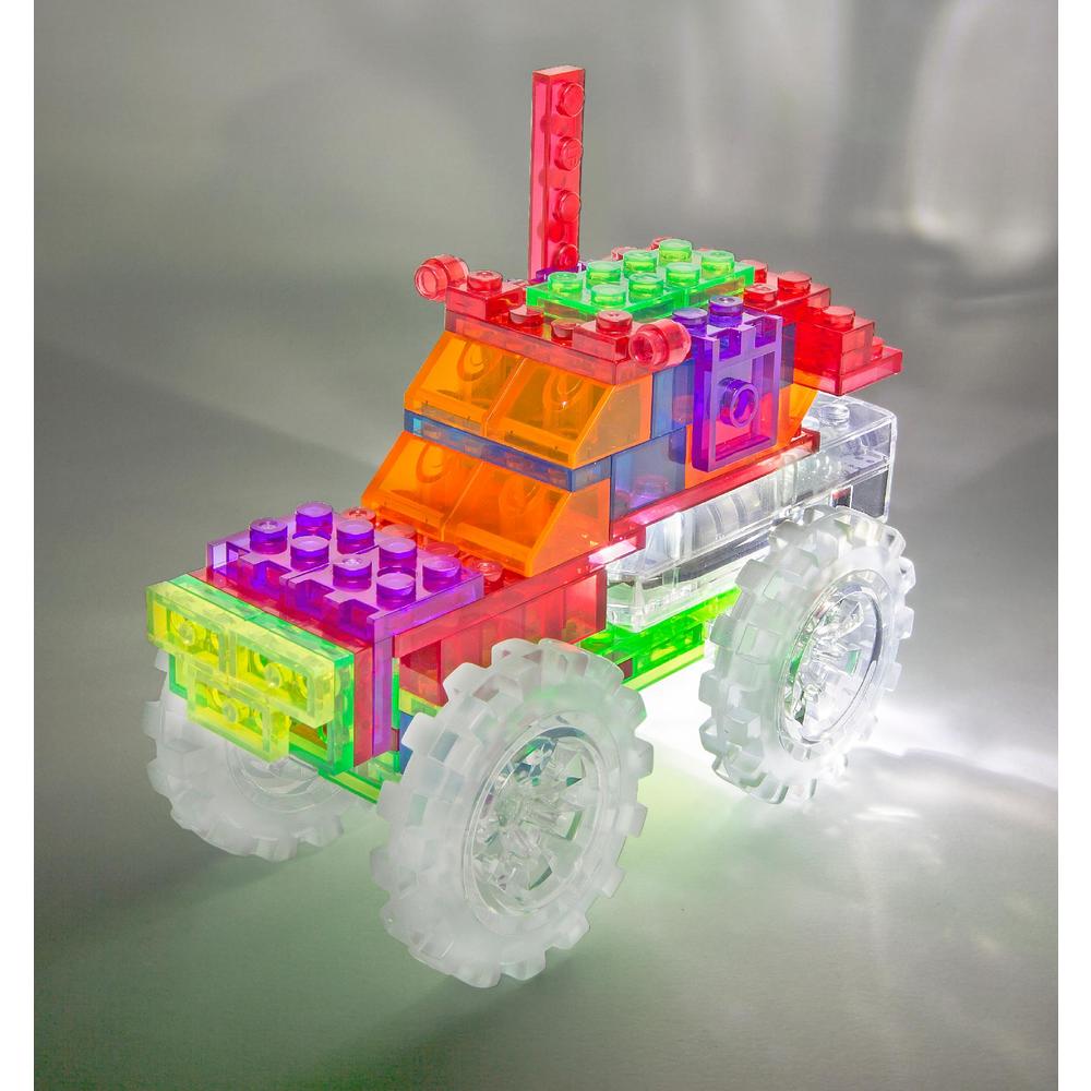 Laser Pegs 6 in 1 Monster Truck Lighted Construction Toy