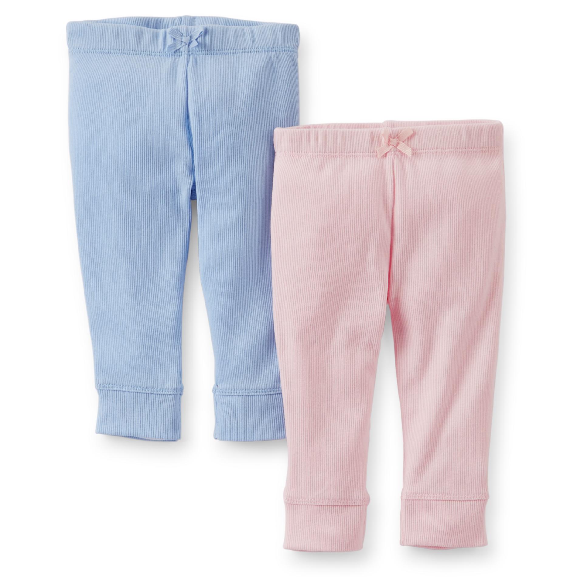 Carter's Newborn & Infant Girl's Set of 2 Stretch Pants.