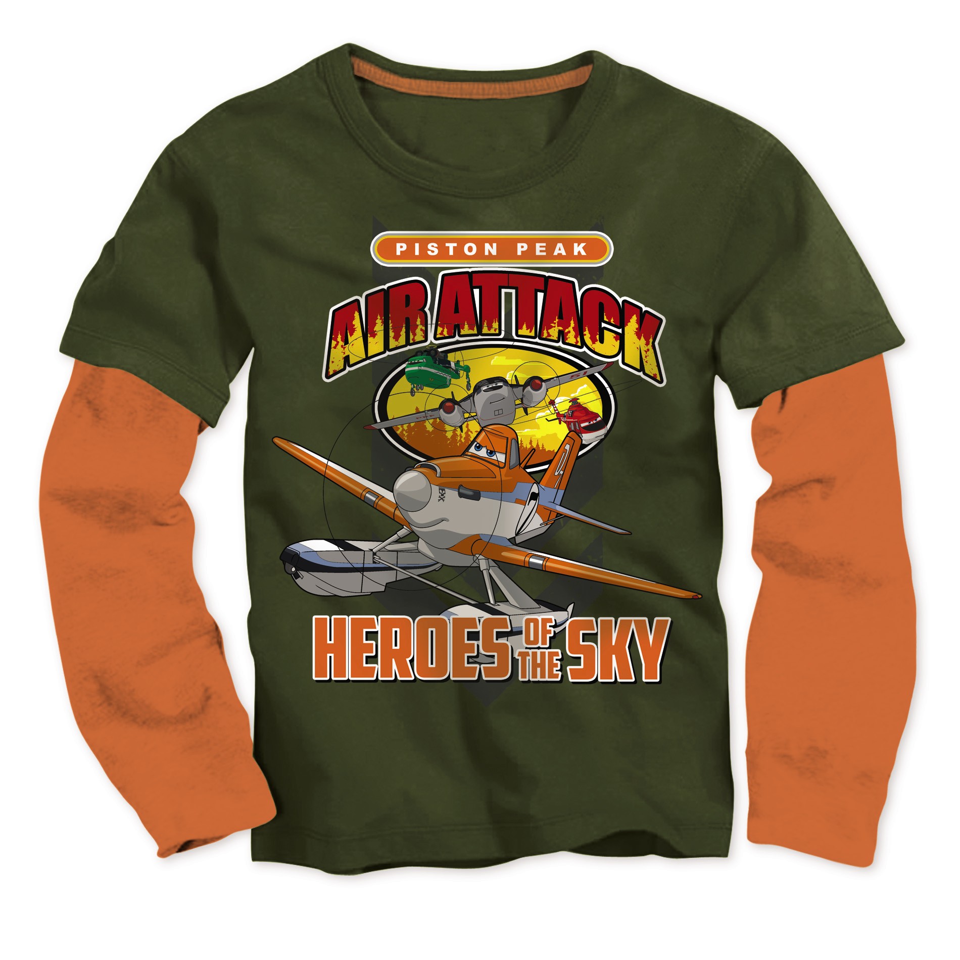 Disney Planes Fire & Rescue Toddler Boy's Long-Sleeve Graphic T-Shirt