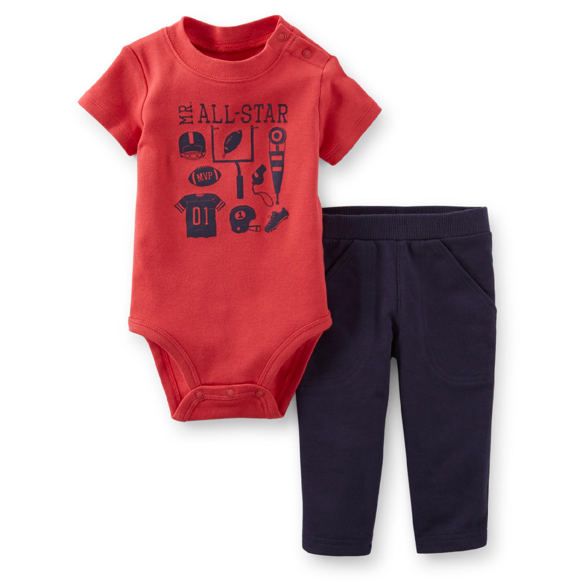 Carter's Newborn & Infant Boy's Bodysuit & Sweatpants - Mr. All Star