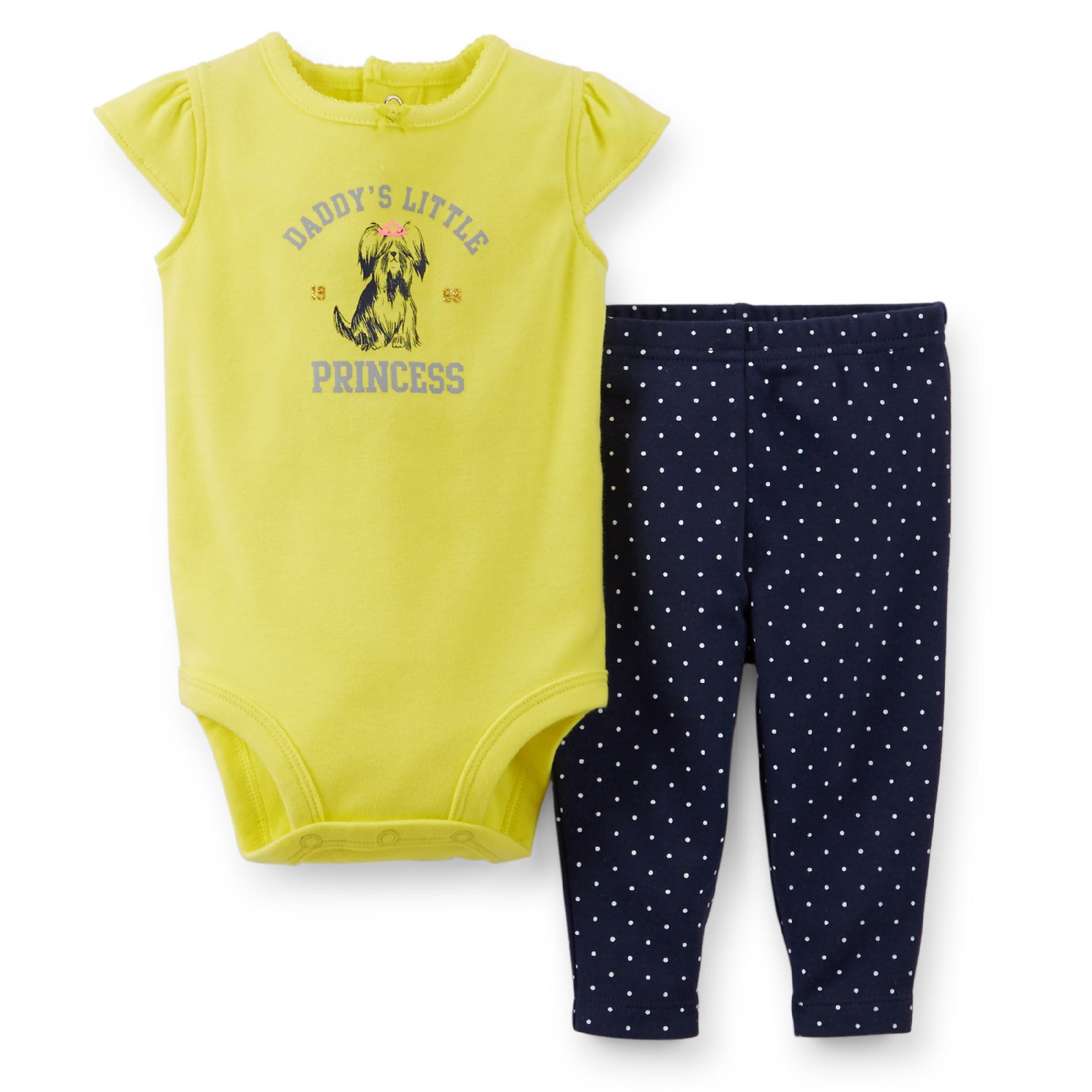 Carter's Newborn & Infant Girl's Bodysuit & Leggings - Daddy's Little Princess
