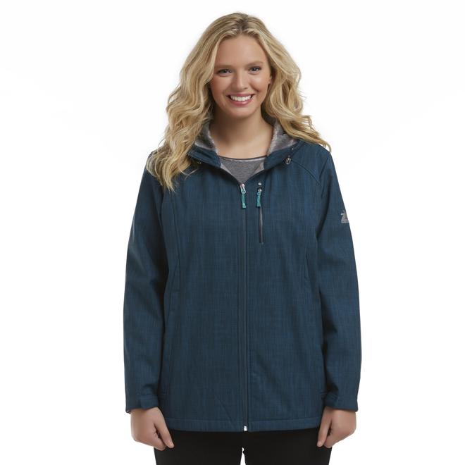 ZeroXposur Women's Plus SoftShell Jacket SpaceDyed