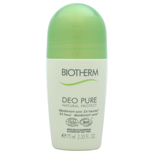Biotherm Deo Pure Natural Protect 24 Hours Deodorant Care Roll on by  for Unisex - 2.53 oz Deodorant Roll On