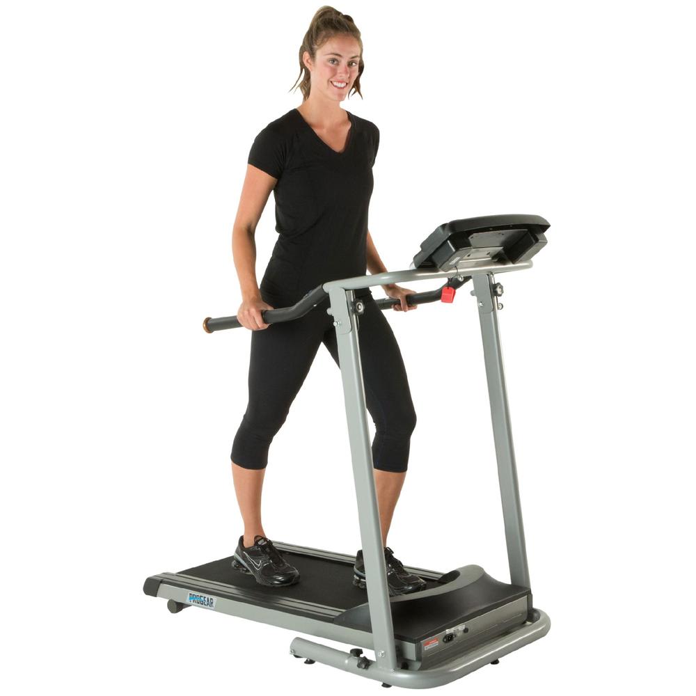 Progear HC3500 Extended Weight Capacity Smooth Walking and Jogging Electric Treadmill with Heart Rate System