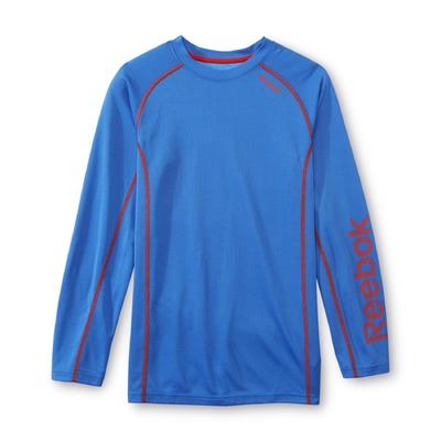 Reebok Boy's Long-Sleeve Mesh Athletic Shirt