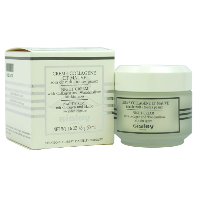 Sisley Night Cream with Collagen & Woodmallow by  for Women - 1.6 oz Cream