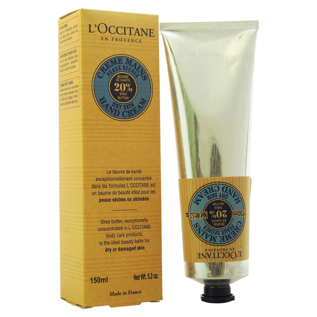 L'Occitane Shea Butter Hand Cream - Dry Skin by  for Unisex - 5.2 oz Hand Cream