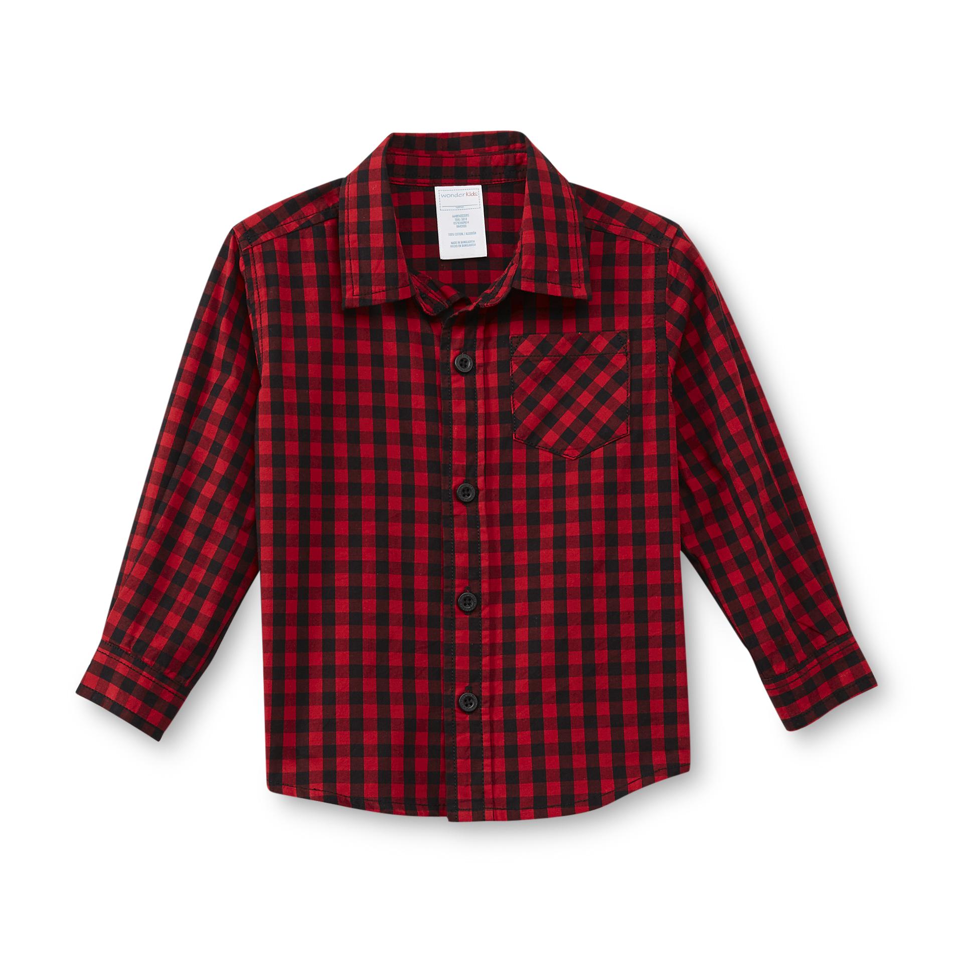 Holiday Editions Infant & Toddler Boy's Button-Front Shirt - Buffalo Plaid