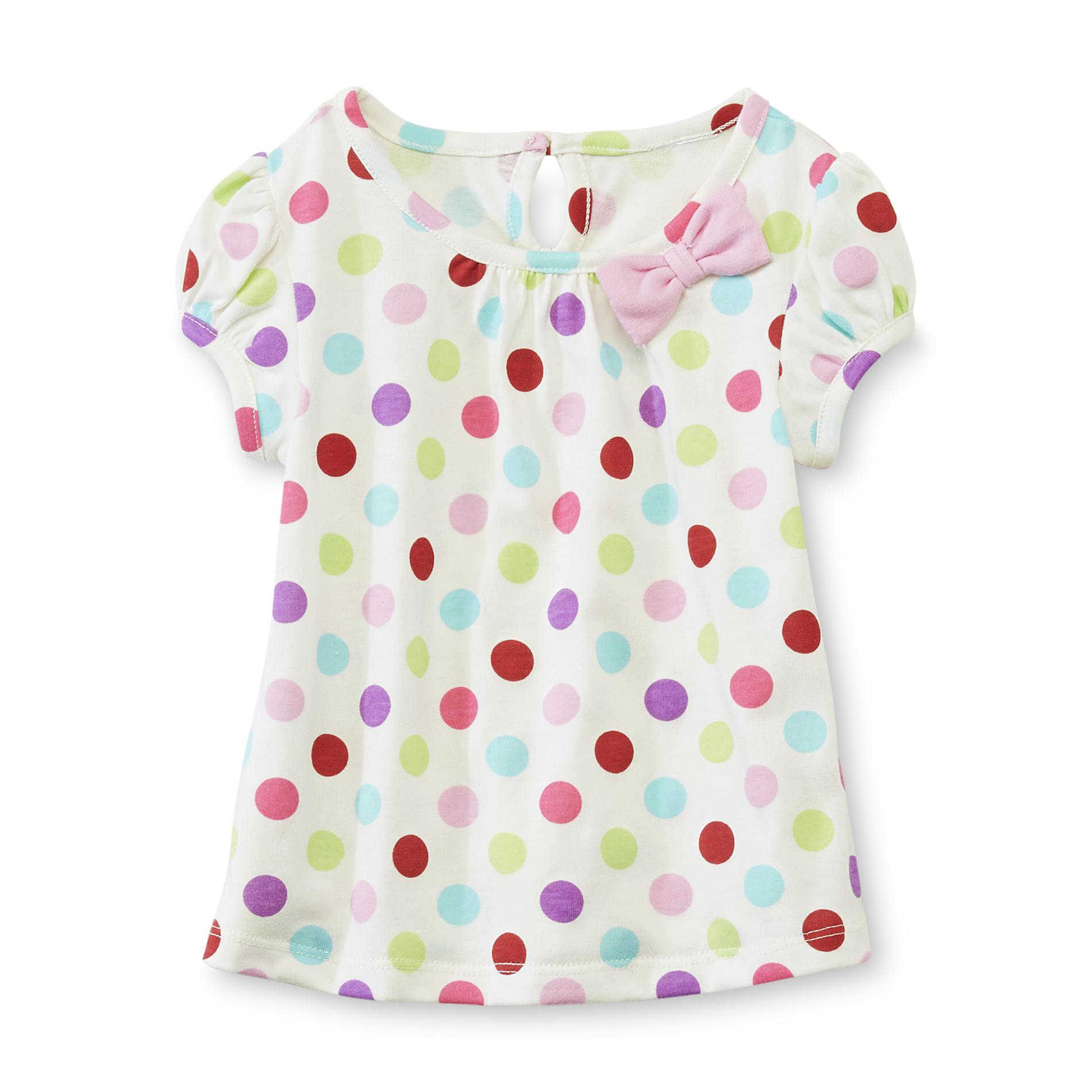 WonderKids Infant & Toddler Girl's Cap Sleeve Top - Polka-Dot