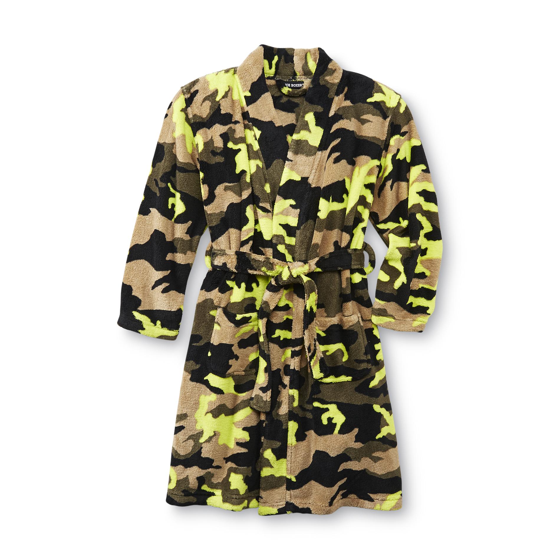 Joe Boxer Boy's Fleece Robe - Camouflage