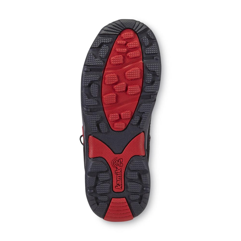 Kamik Boy's Forerunner Black/Red High-Top Athletic Shoe