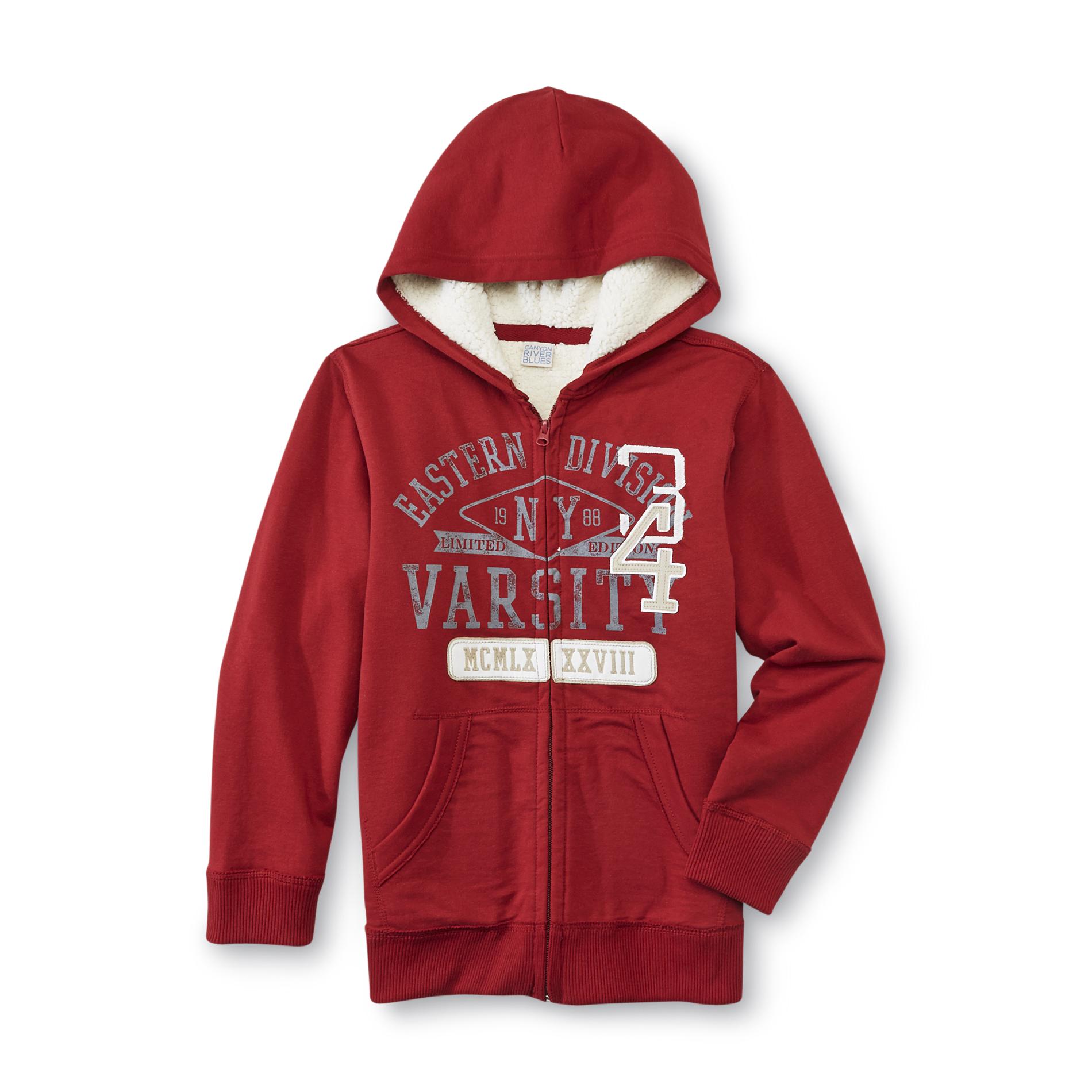 Canyon River Blues Boy's Graphic Hoodie Jacket - Varsity