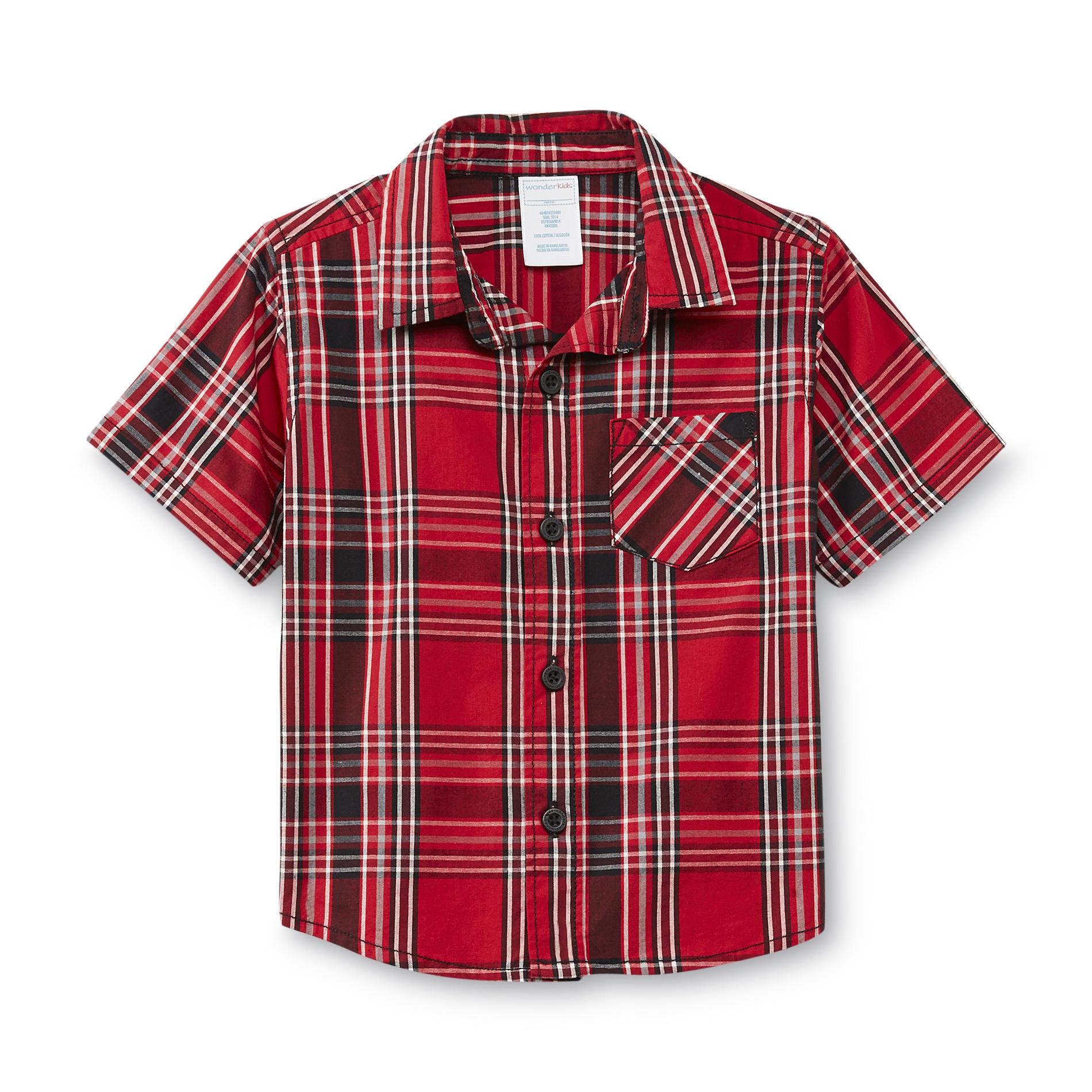 Holiday Editions Infant & Toddler Boy's Button-Front Shirt - Plaid