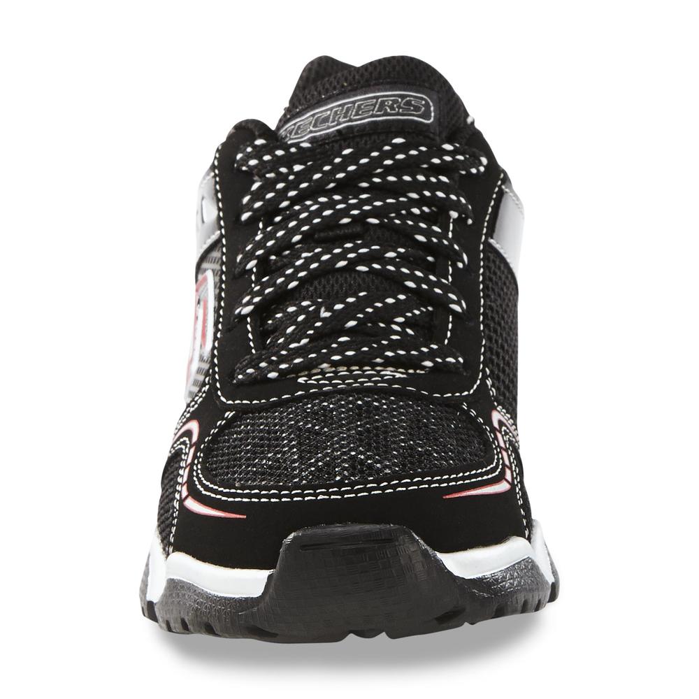 Skechers Boy's Air-Mazing Kid Airtrax - Isobar Black/Silver Athletic Shoe