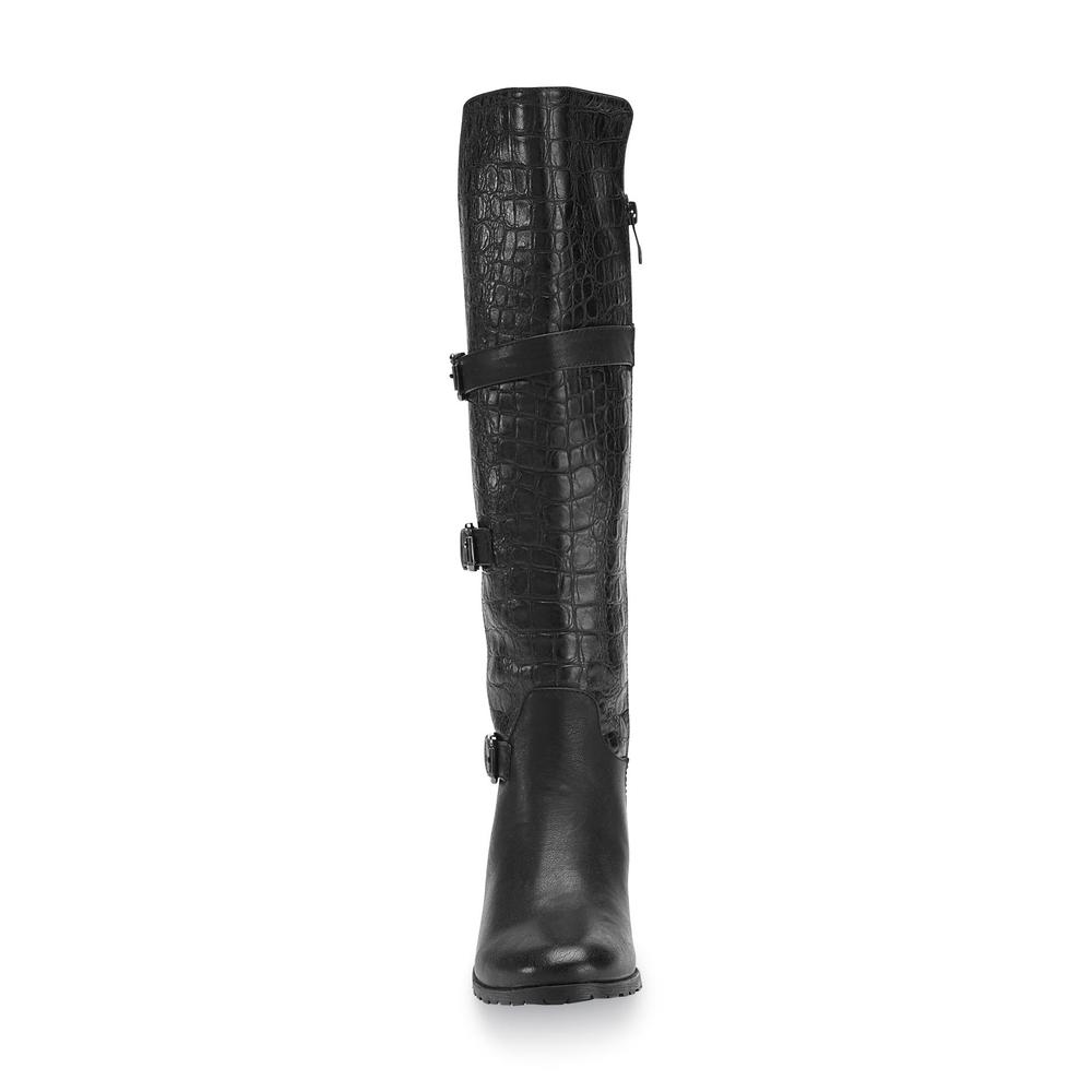 Soft Style by Hush Puppies Women's Raising the Bar Black Riding Tall Boot