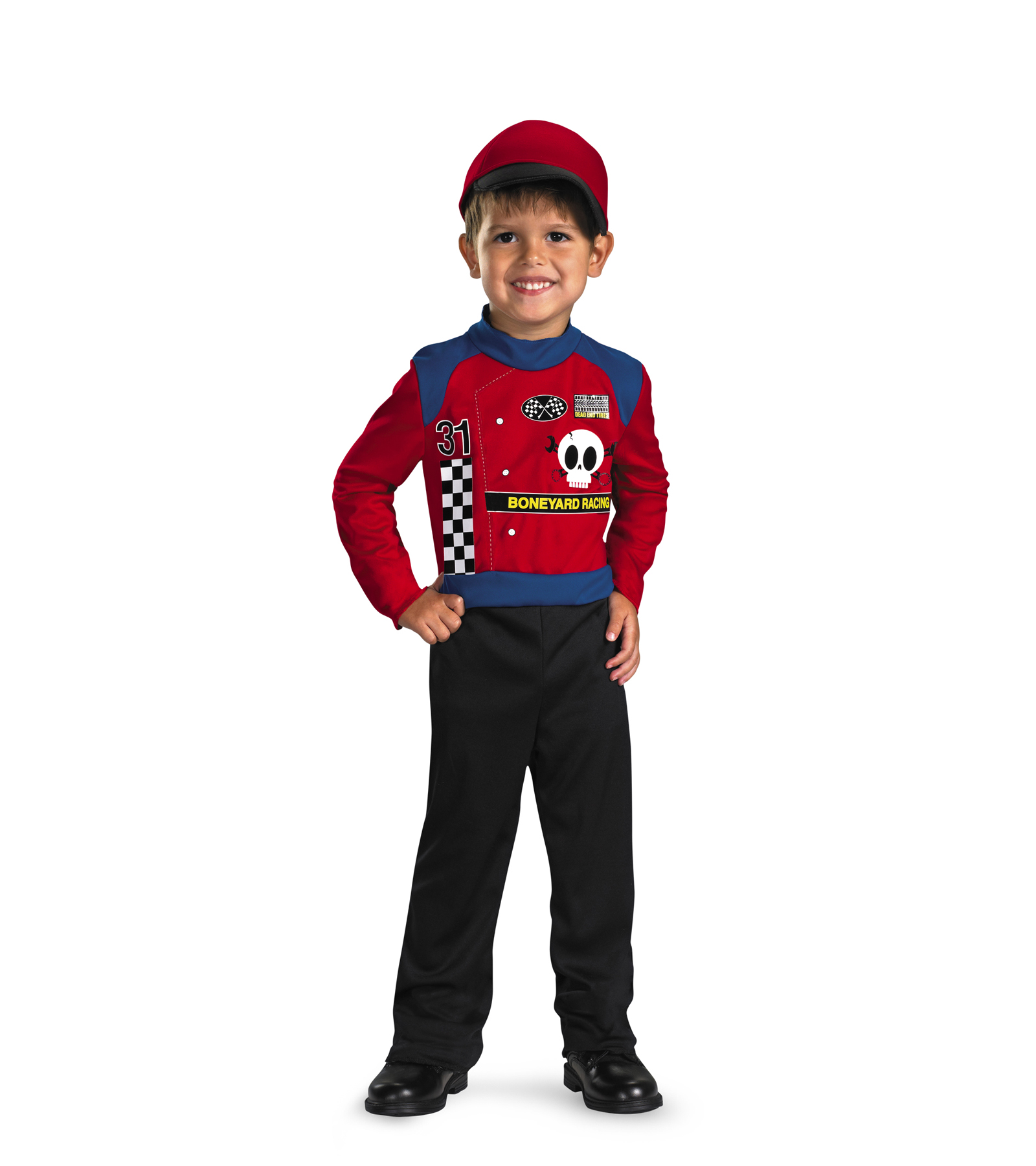 Infant Toddler Boneyard Racer Halloween Costume Infant Toddler Boneyard Racer Halloween Costume