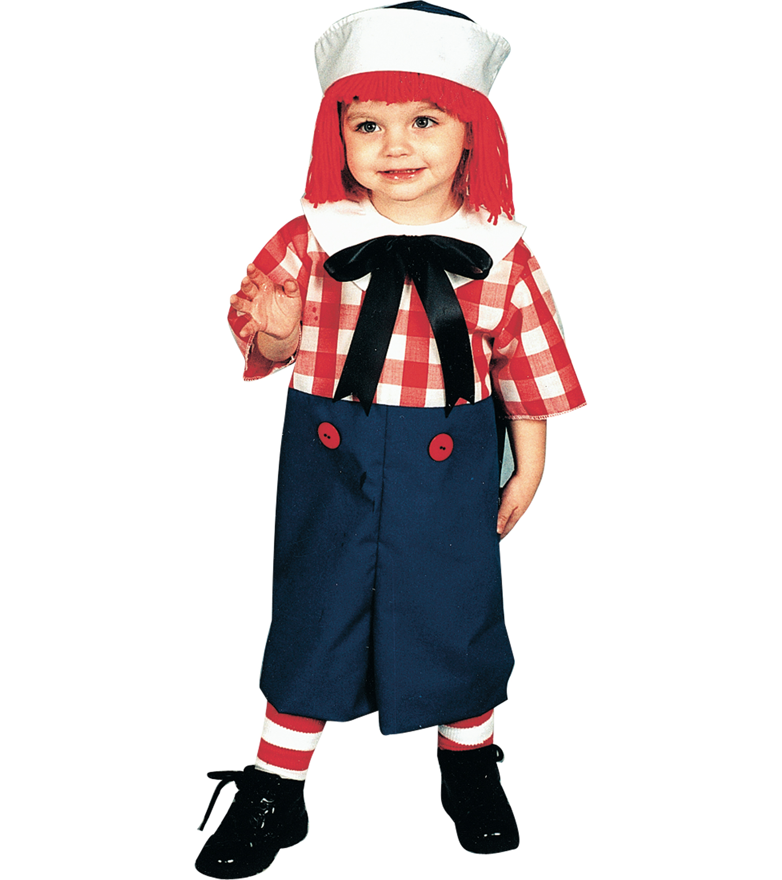 Infant/Toddler Raggedy Andy Halloween Costume Size: 2T-4T