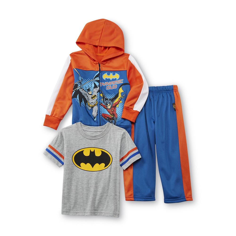 DC Comics Batman Infant & Toddler Boy's Hoodie  Graphic T-Shirt & Pants