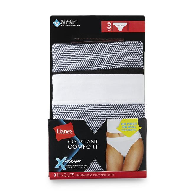 Hanes XTemp Women's 3Pack Constant Comfort Panties