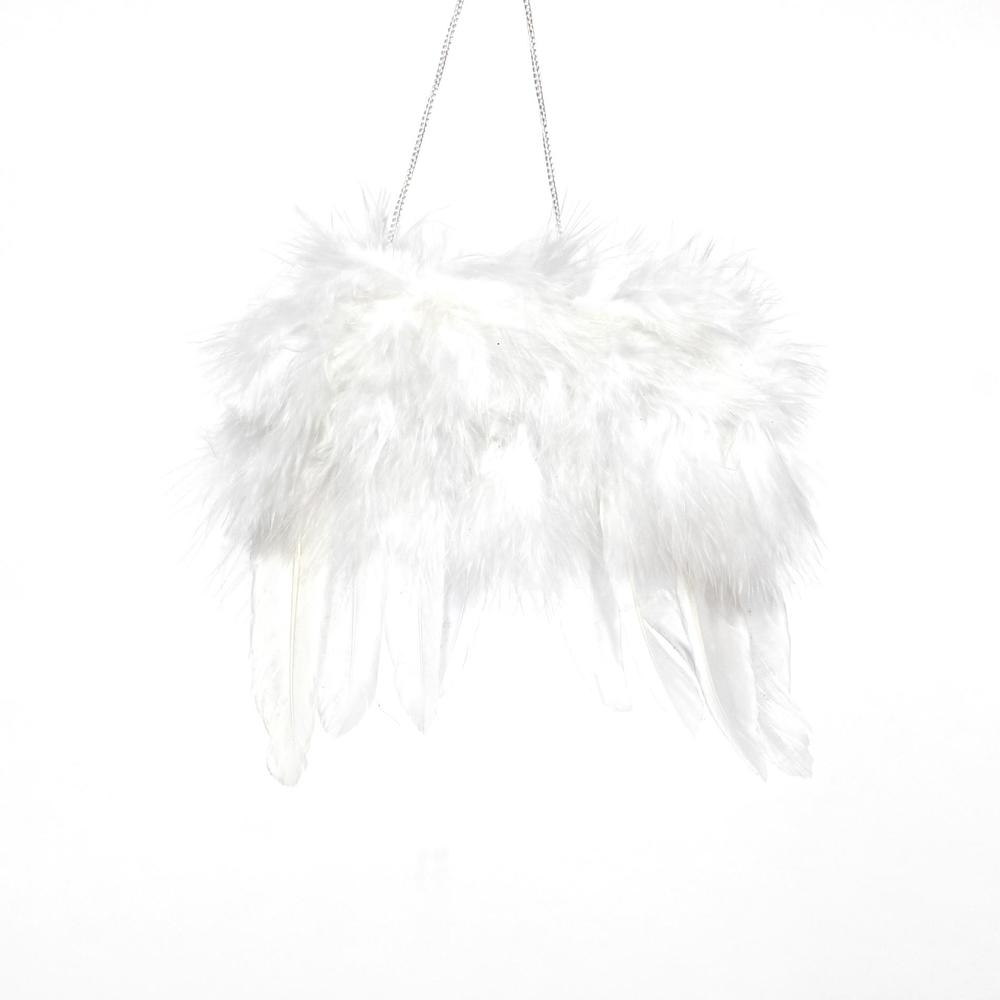 Donner & Blitzen Incorporated Feather Wing Christmas Ornament