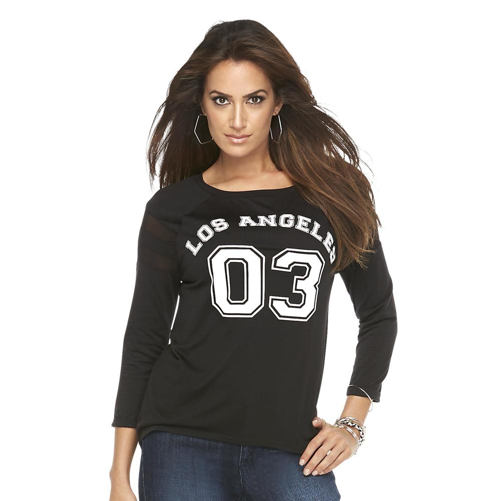 Kardashian Kollection Women's Graphic Long-Sleeve T-Shirt - Los Angeles 03