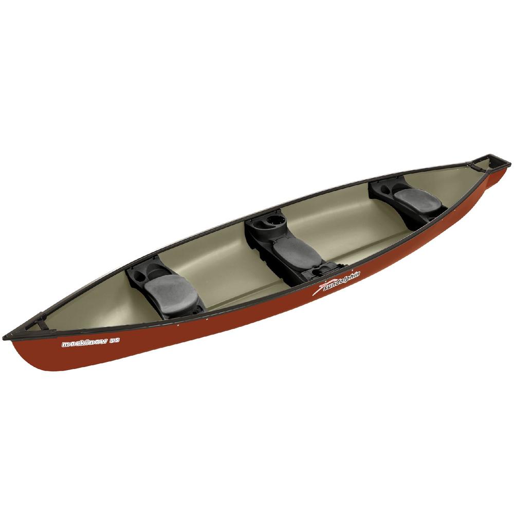 Sun Dolphin Mackinaw 15.6' Square Stern Canoe - Hazelnut
