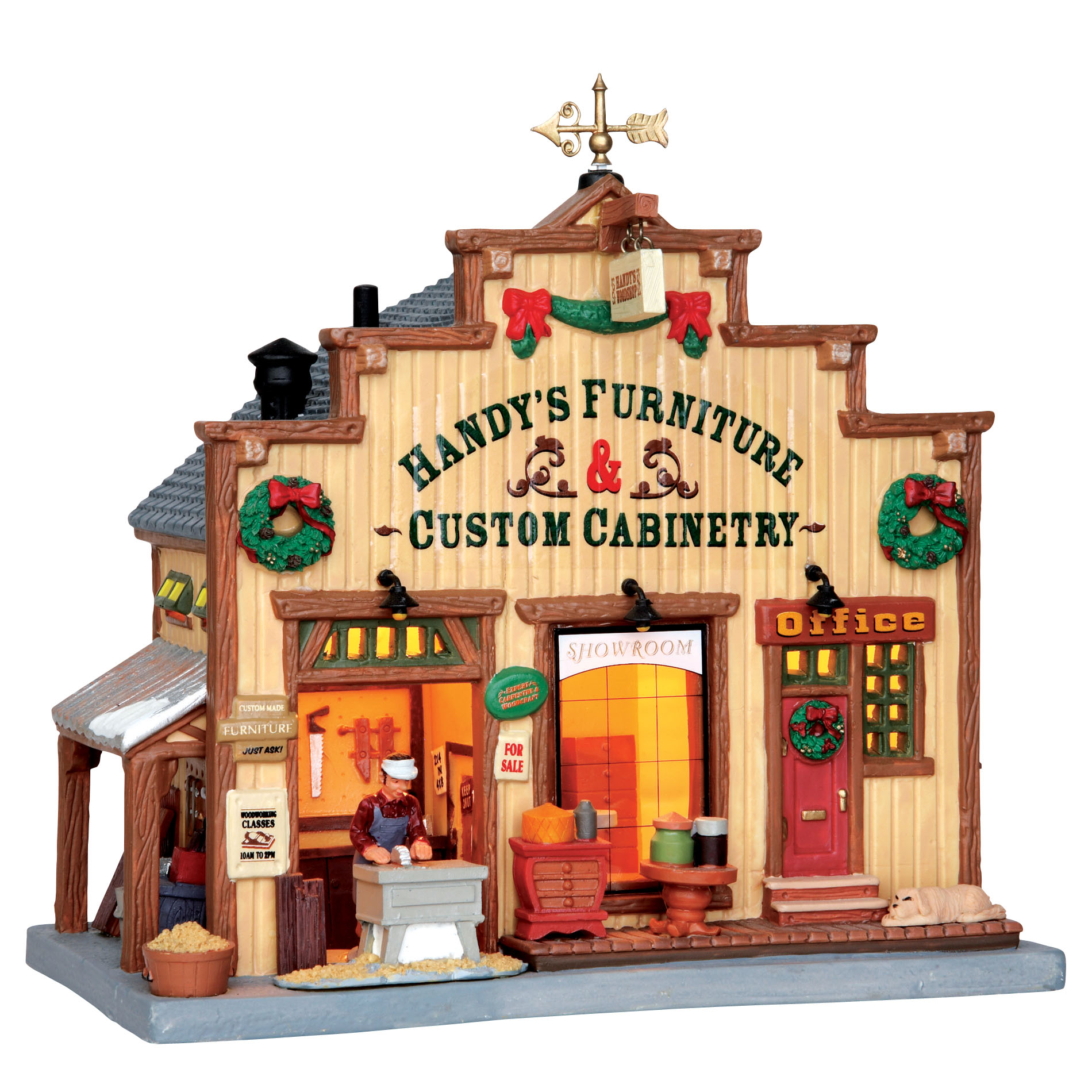 Lemax Village Collection Christmas Village Building Handy's Furniture & Custom Cabinetry