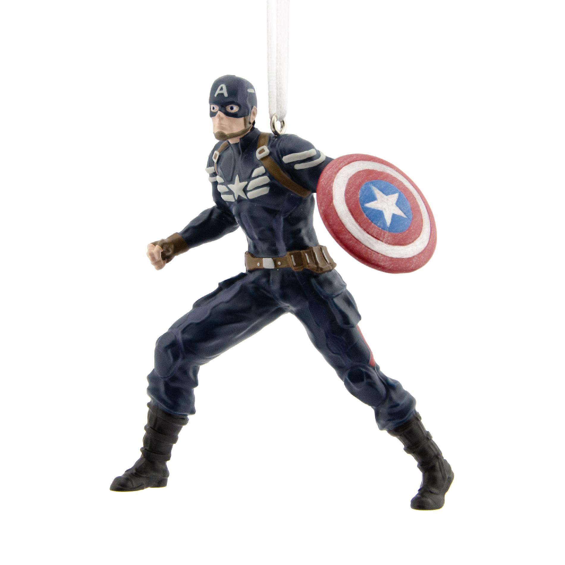 Marvel Hallmark Captain America Christmas Ornament
