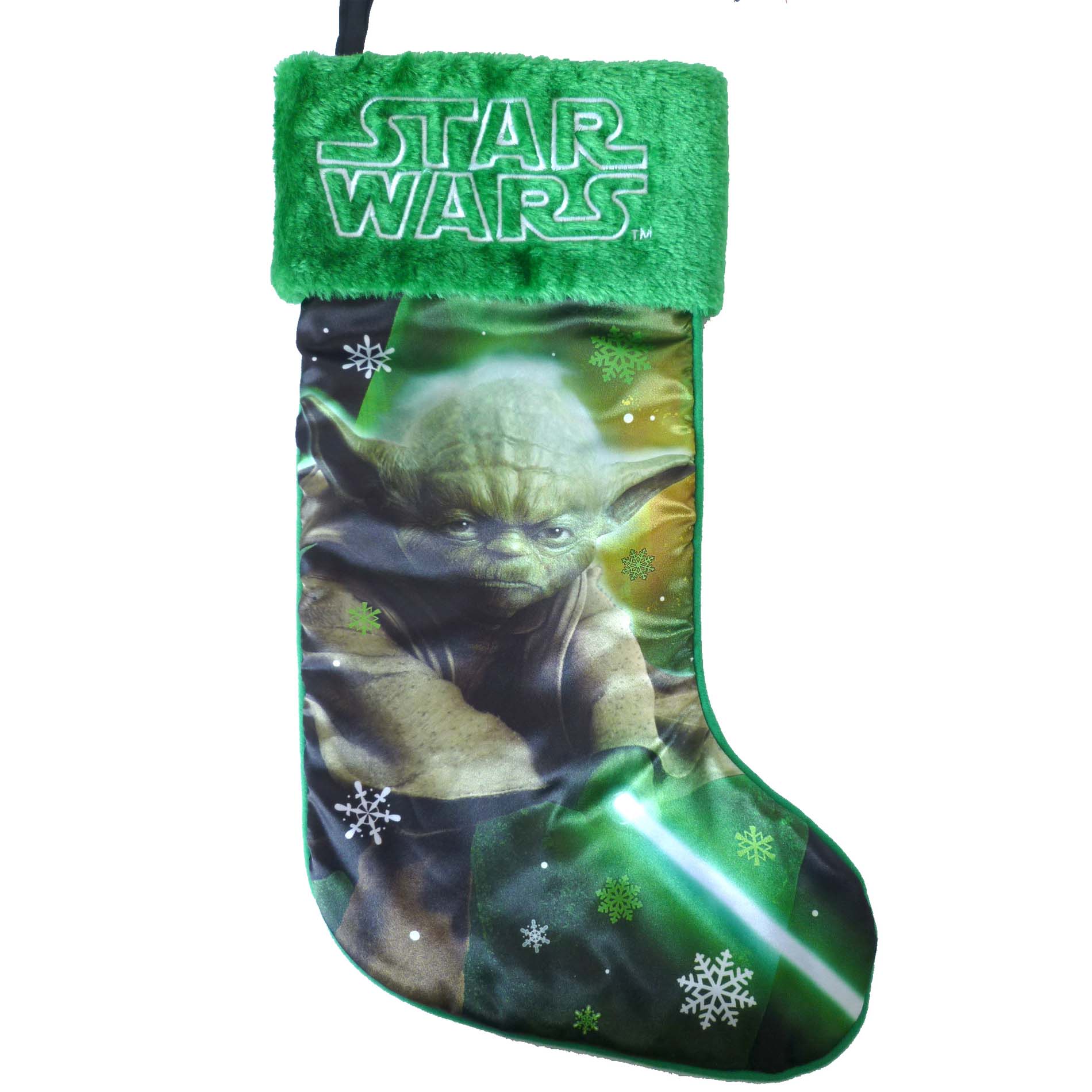 Star Wars 20"  Stocking-Yoda Green