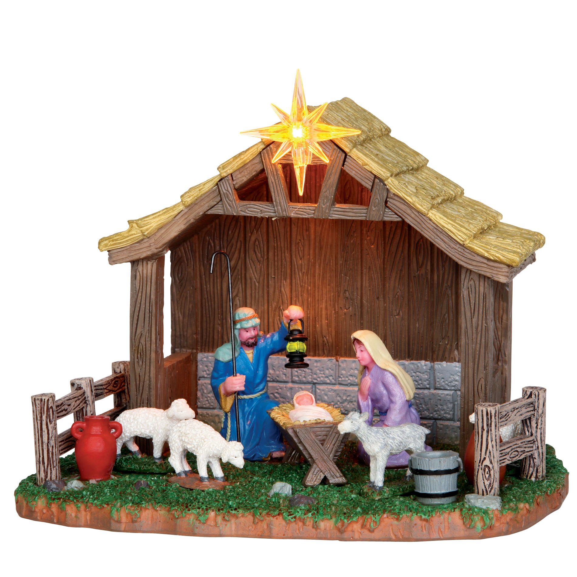 Lemax Village Collection Christmas Village Accessory, Nativity Scene, B/O (4.5V)