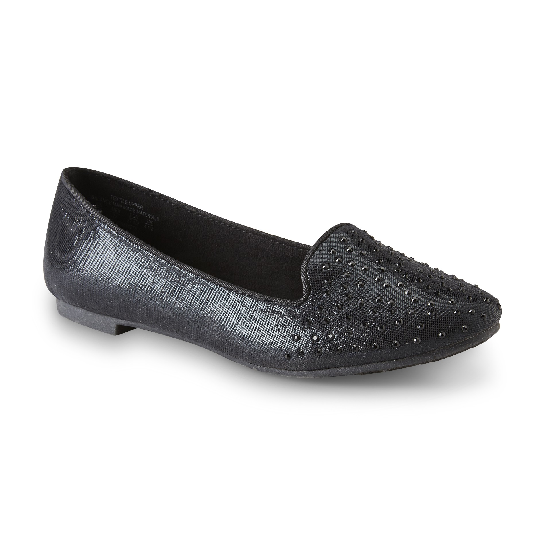Bongo Women's Capri Studded-Toe Flat - Metallic/Black