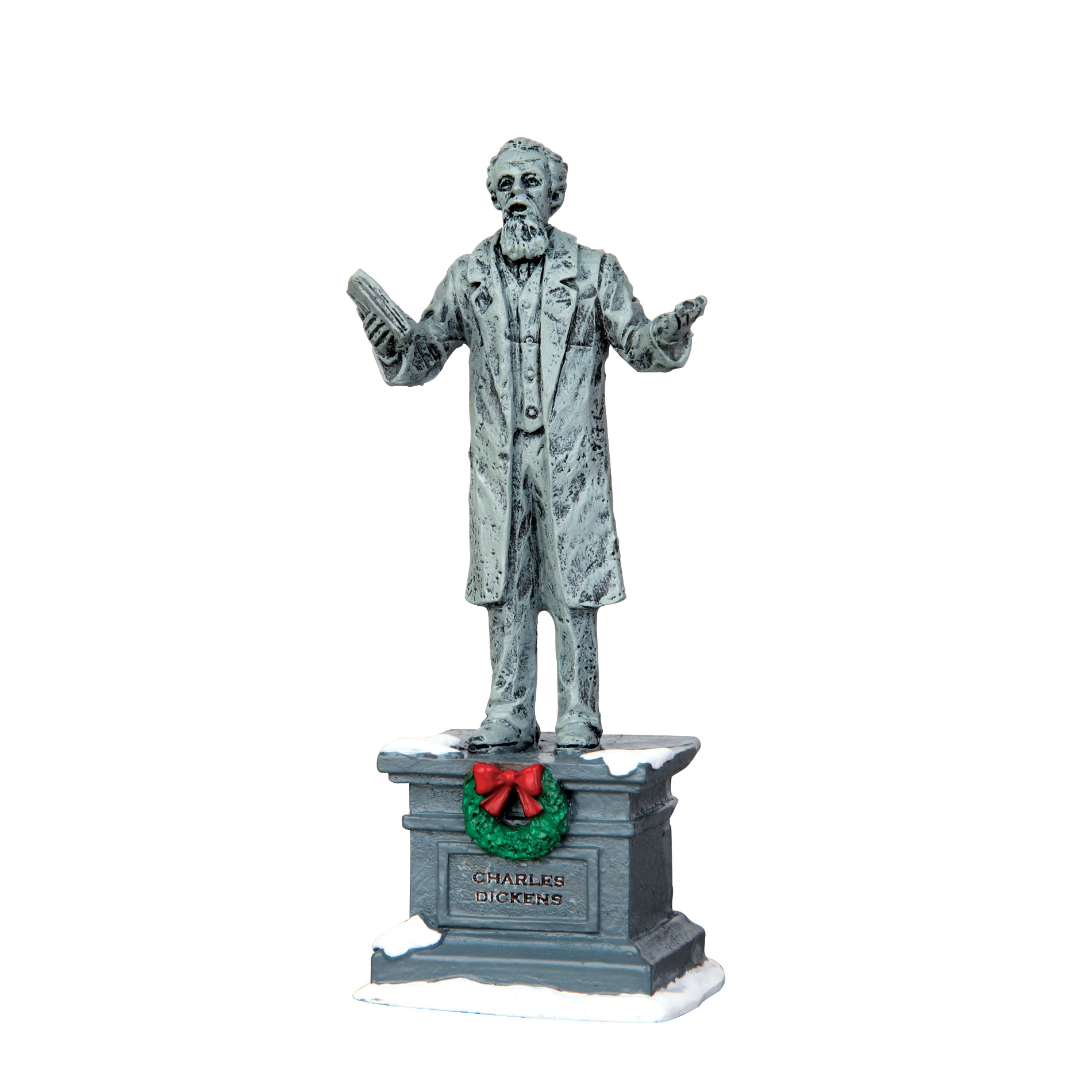 Christmas Village Accessory, Dickens Statue