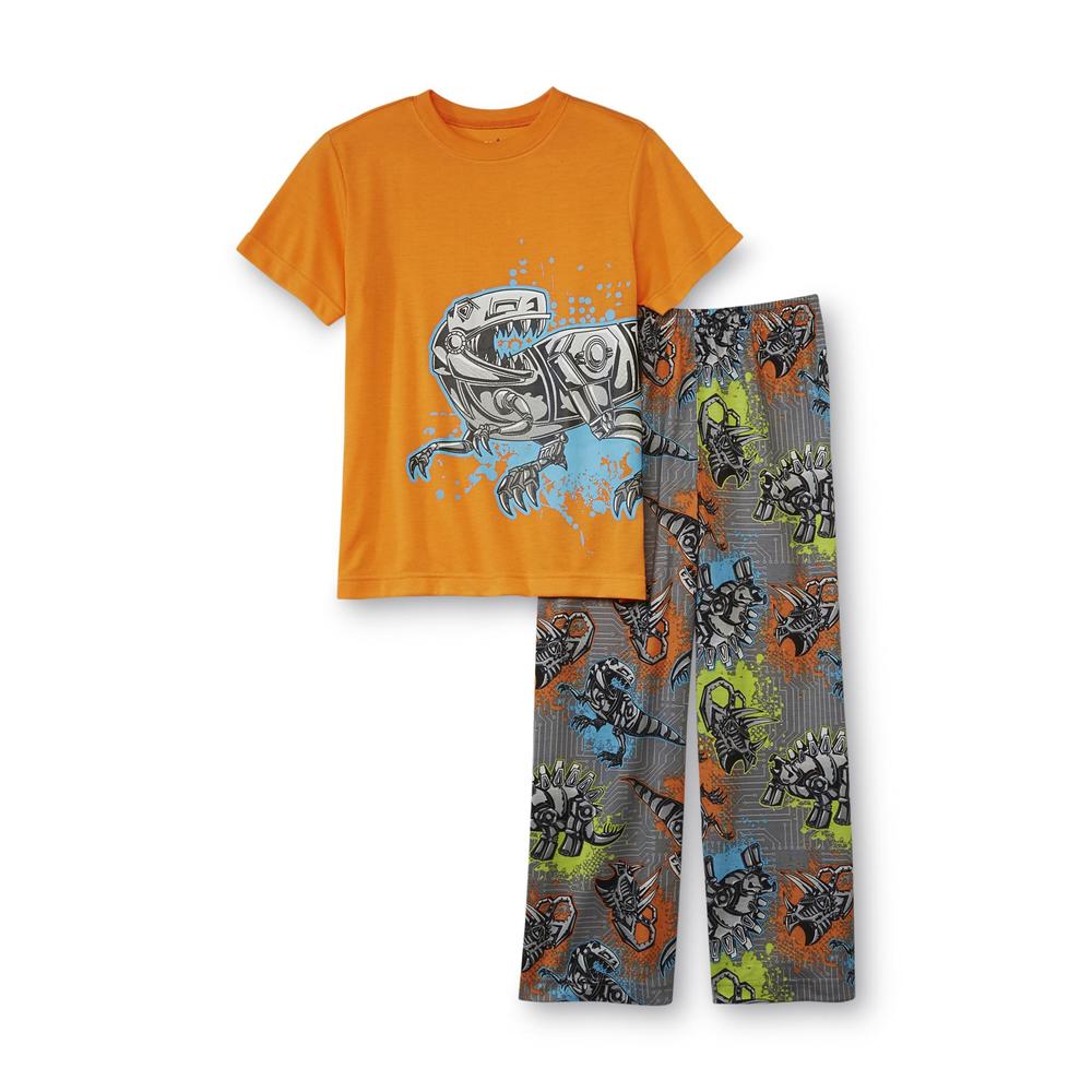 Joe Boxer Boy's Pajama T-Shirt & Pants - Robot Dinosaur