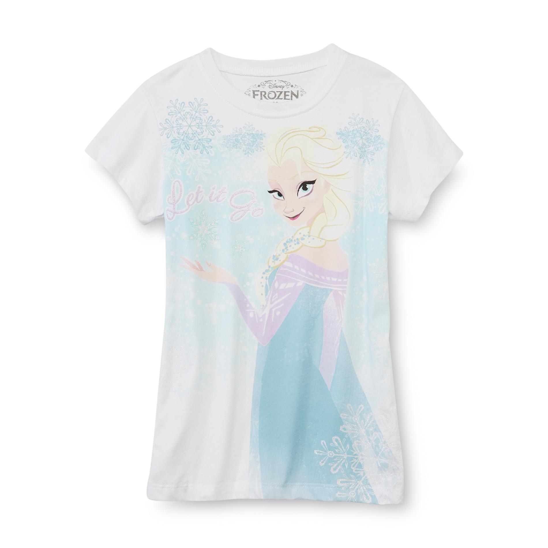 Disney Frozen Girl's Graphic T-Shirt - Princess Elsa