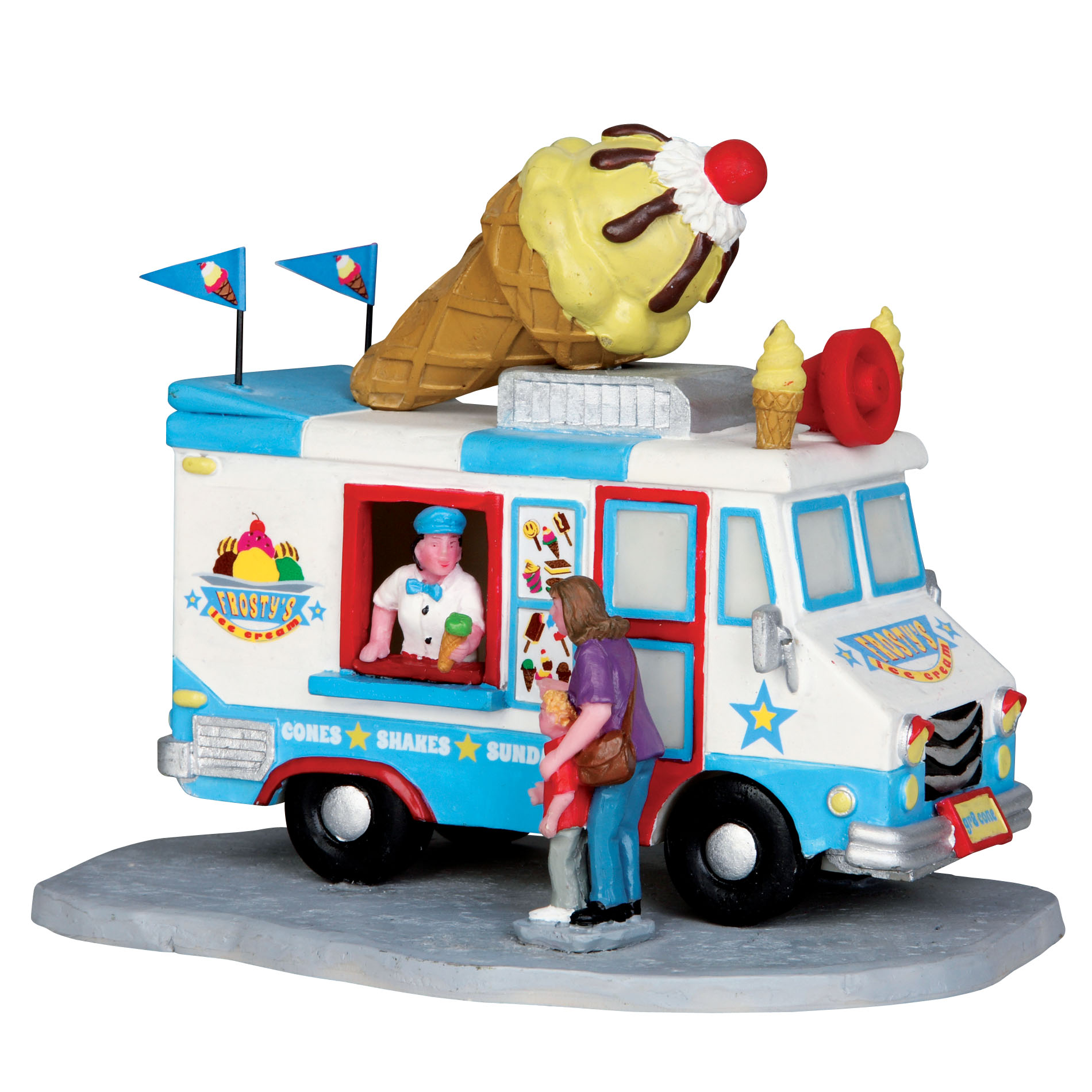 Lemax Village Collection Christmas Village Accessory, Ice Cream Truck
