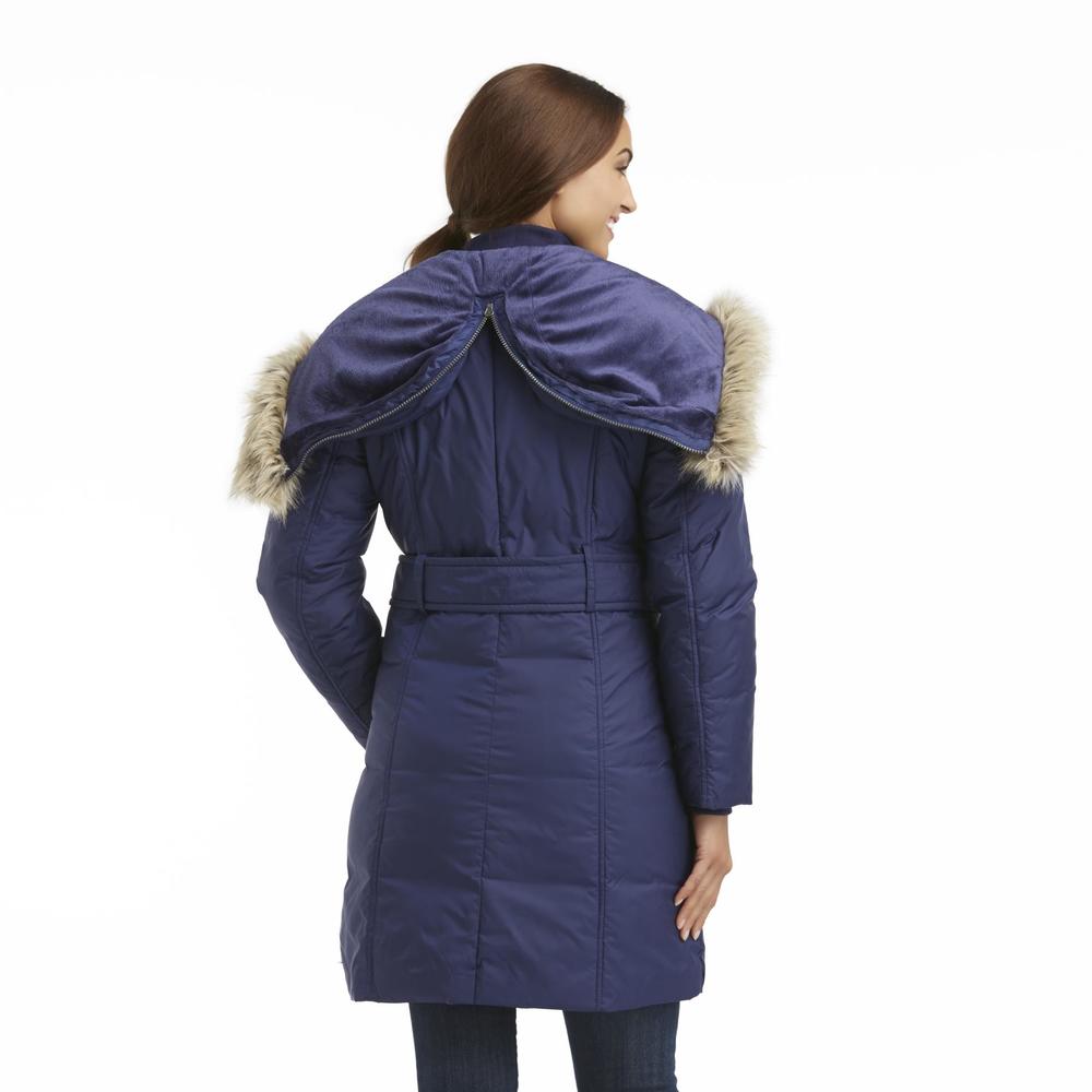 Metaphor Women's Layered-Look Winter Coat