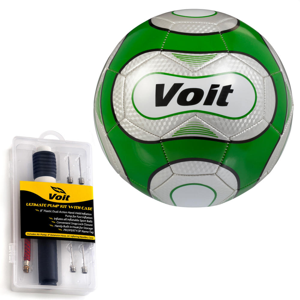 Voit Reflect Soccer Ball with Ultimate Inflating Kit