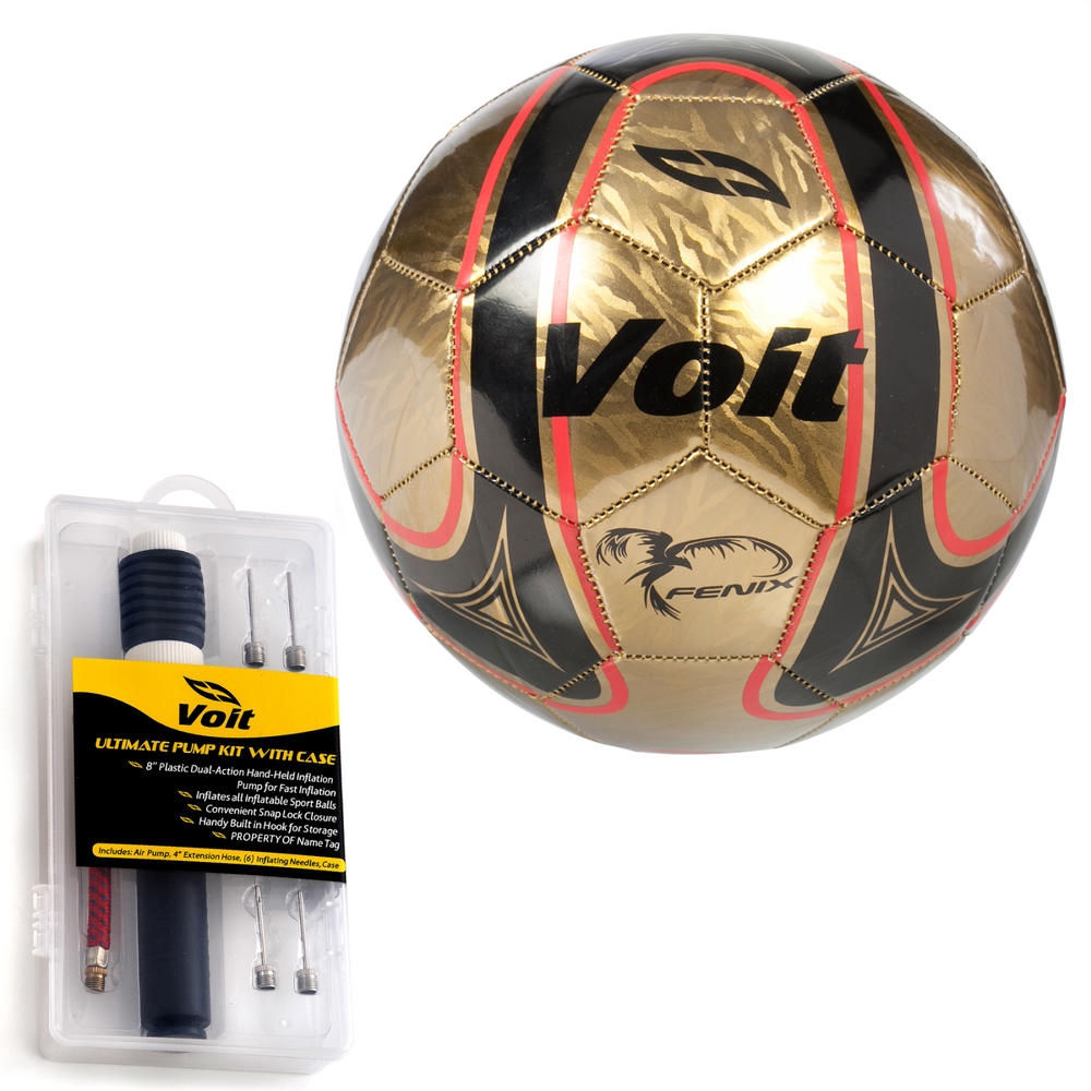 Voit Fenix Soccer Ball with Ultimate  Inflating Kit
