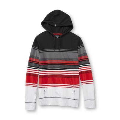 Always Push Forward Young Men's Knit Hoodie - Striped