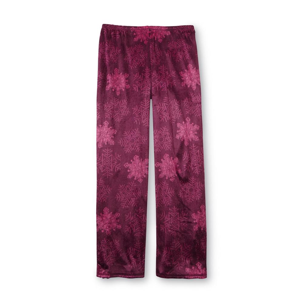 Covington Women's Pajama Shirt  Pants & Slippers - Snowflakes