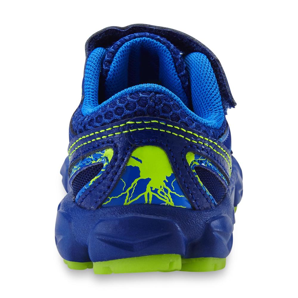 New Balance Toddler Boy's 750v3 Blue/Yellow/Lightning Bolt Running Shoe