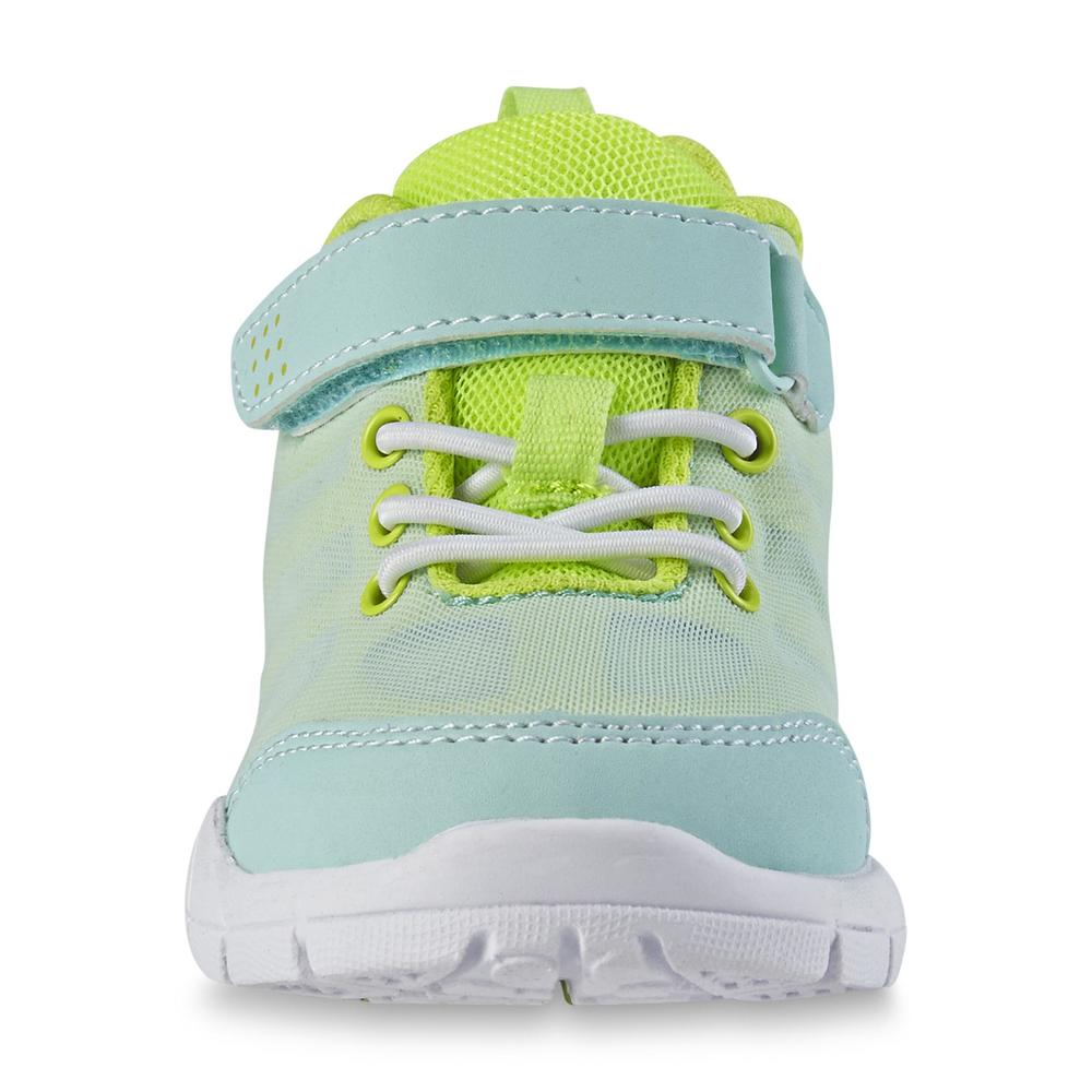 Carter's Toddler Girl's Fleet Green/Yellow Mesh Sneaker