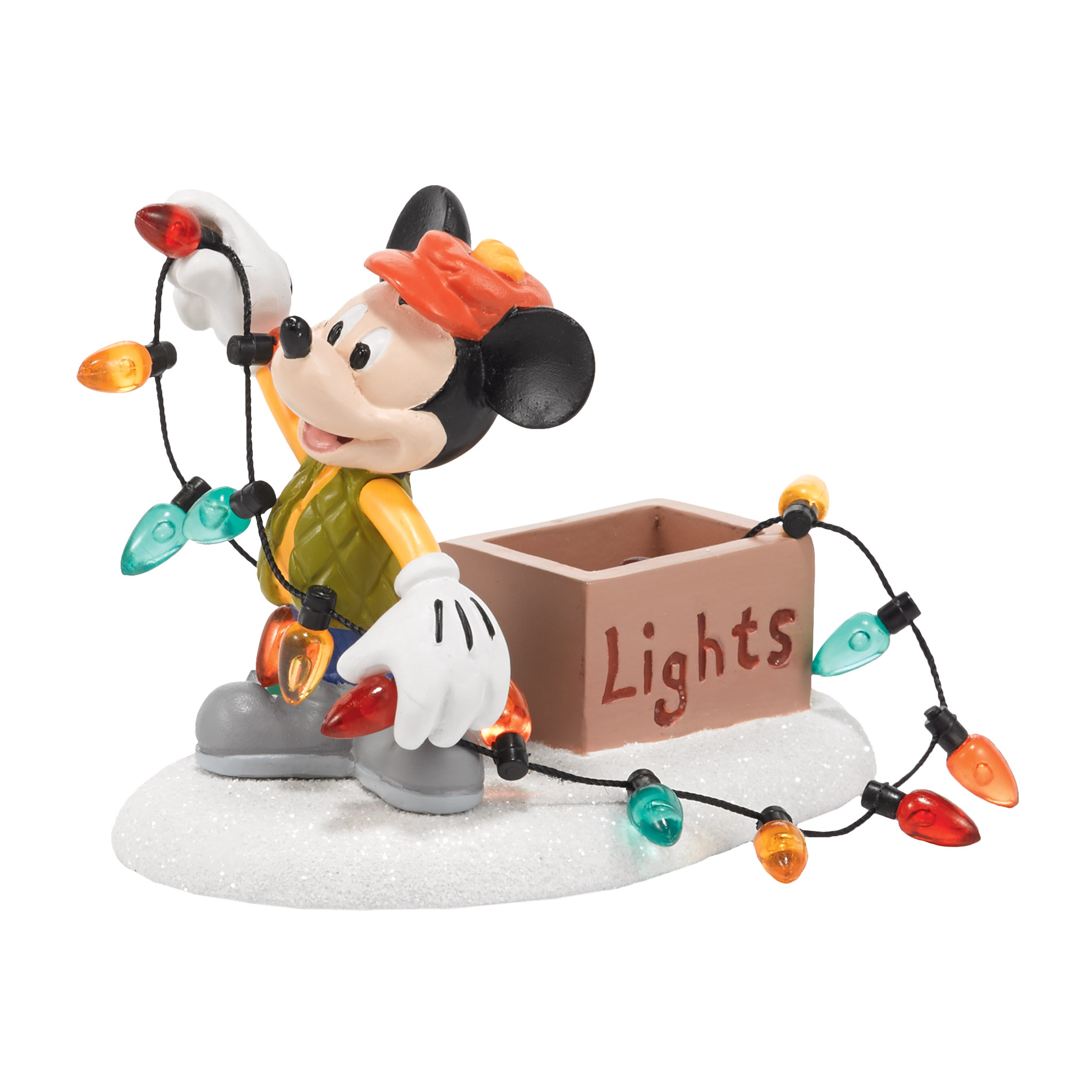 Dept 56 Disney Mickey Mouse Resin Christmas Figurine