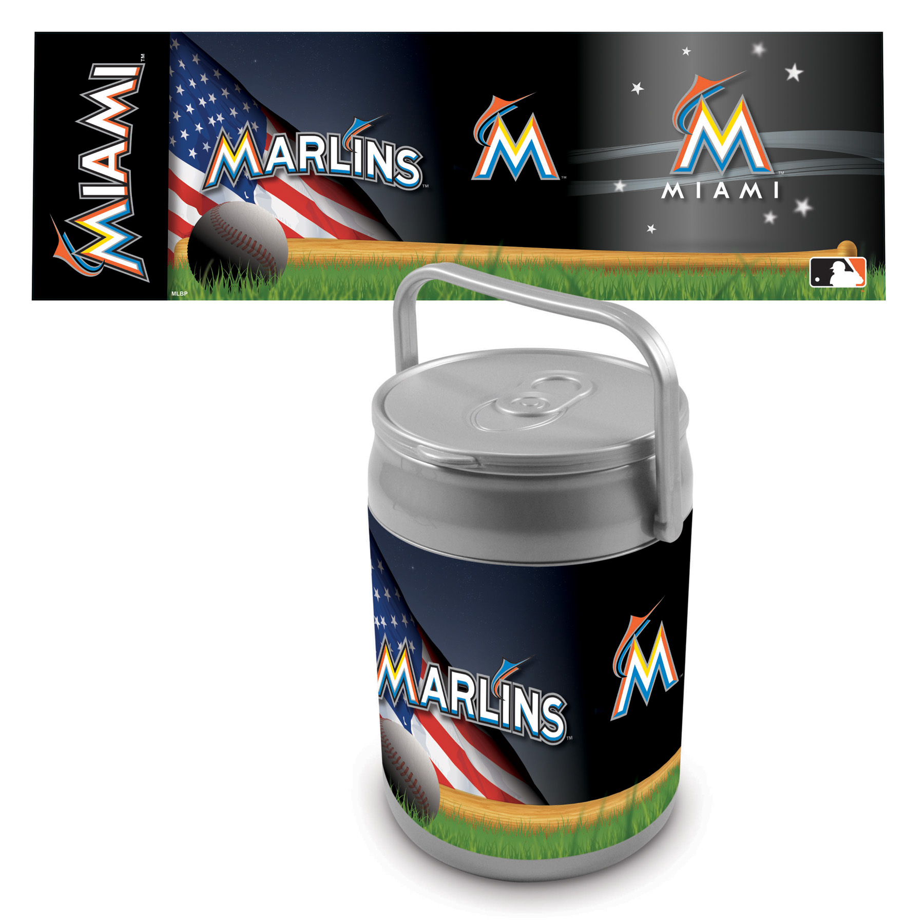 Picnic Time Miami Marlins Can Cooler